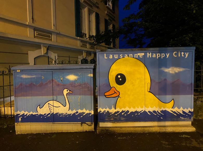 Street art in Lausanne - Credit: chaoticjourney.com