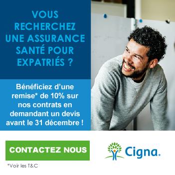 Cigna vous offre 10% de remise sur ses contrats d'assurance jusqu'à la fin de l'année