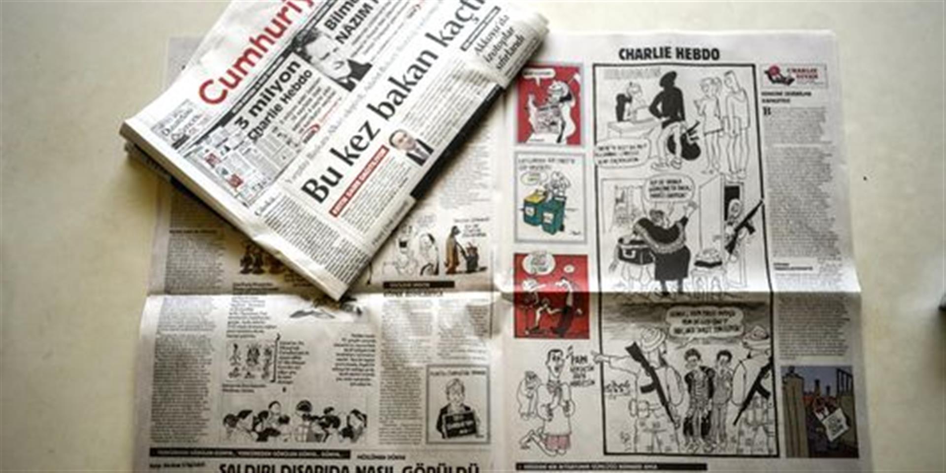 Charlie Hebdo - Journal Turc Cumhuriyet