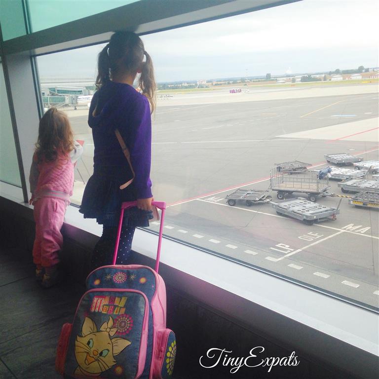 Kids at airport