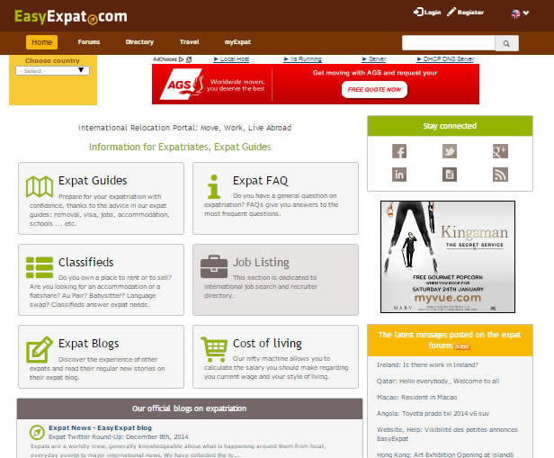 EasyExpat.com - New layout v6