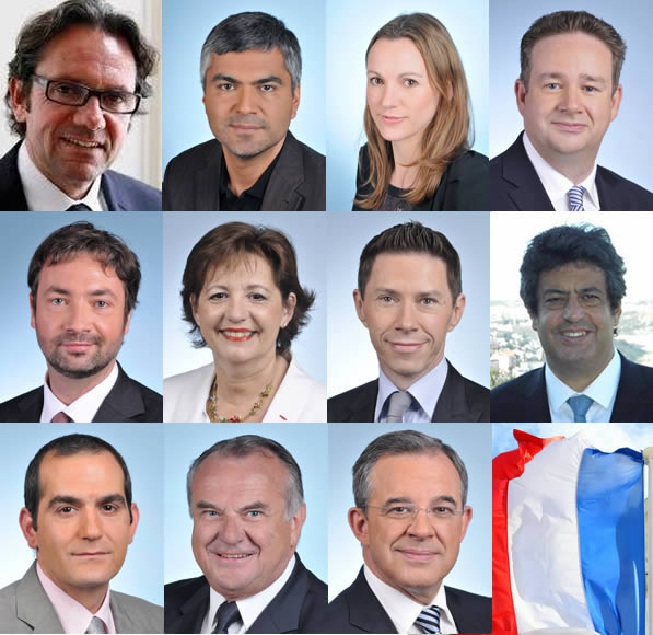 Les 11 députés des Français de l'étranger en 2013