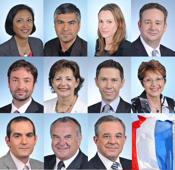 les 11 députés des Français de l'étranger élus en 2012