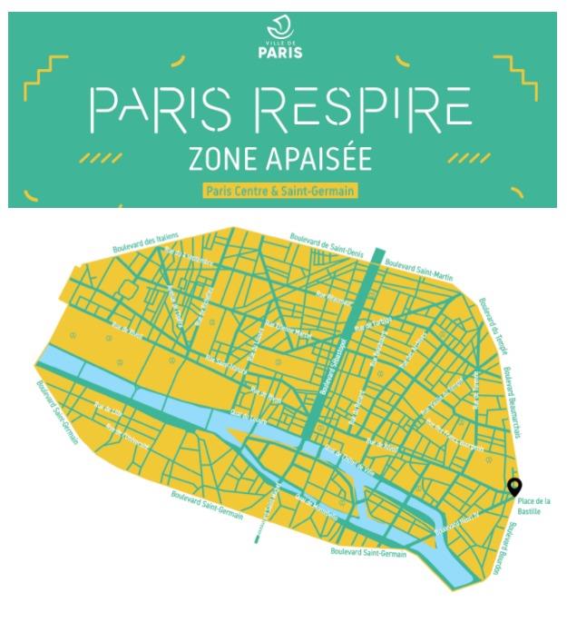 Paris pedestrian zone project - Credit: Mairie de Paris