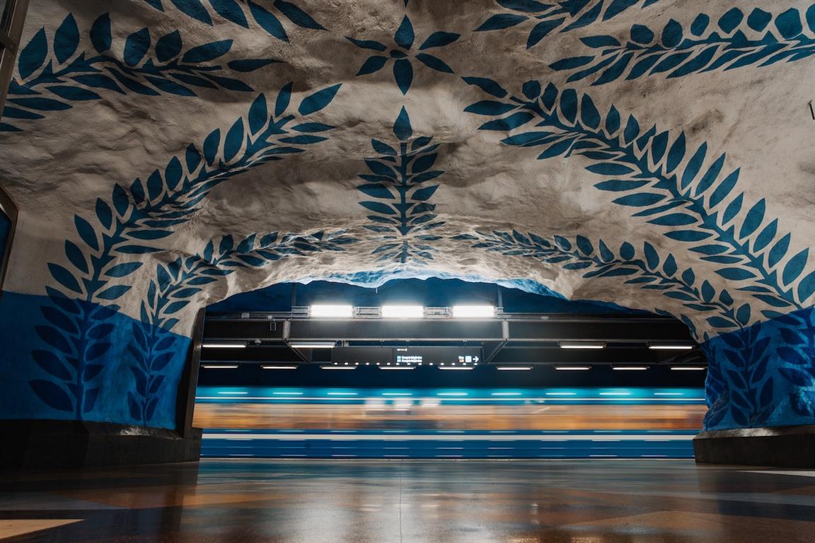 Metro in Stockholm - Photo by Max Avans on Pexels