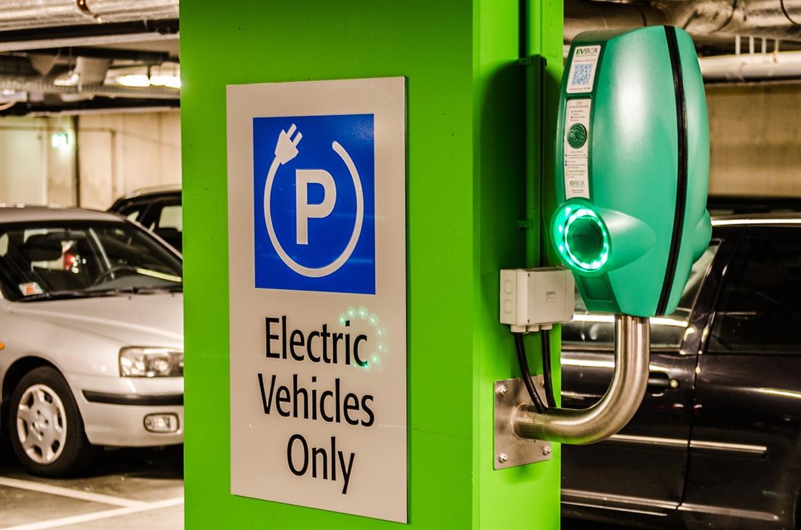 Electric charging point in car park - Credit: Pixabay