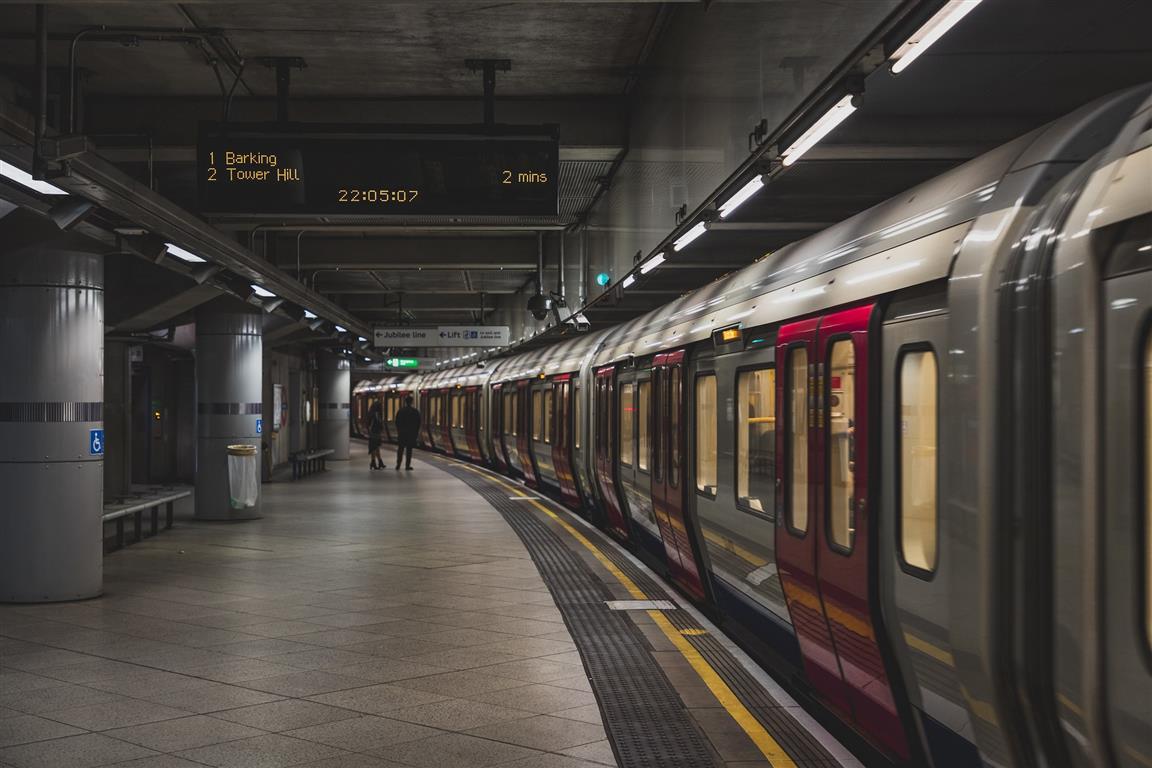 The Tube in London - Photo by Joël de Vriend on Unsplash